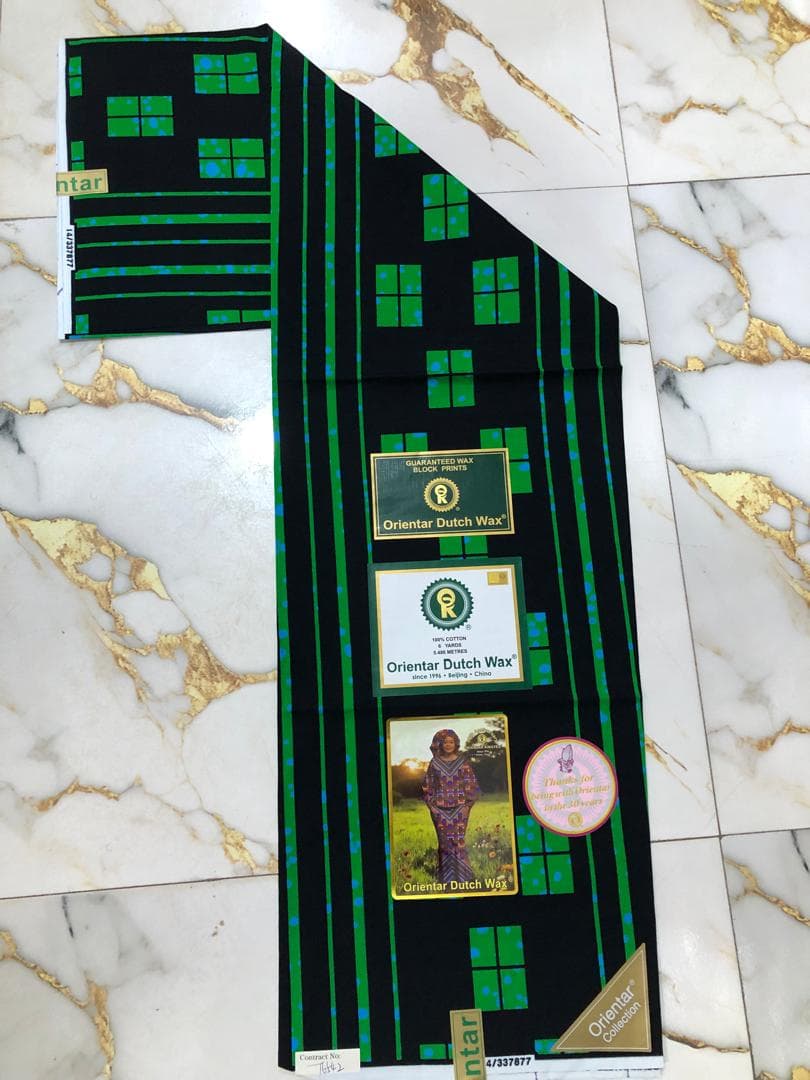 Original Dutch Fabrics – Green Prints